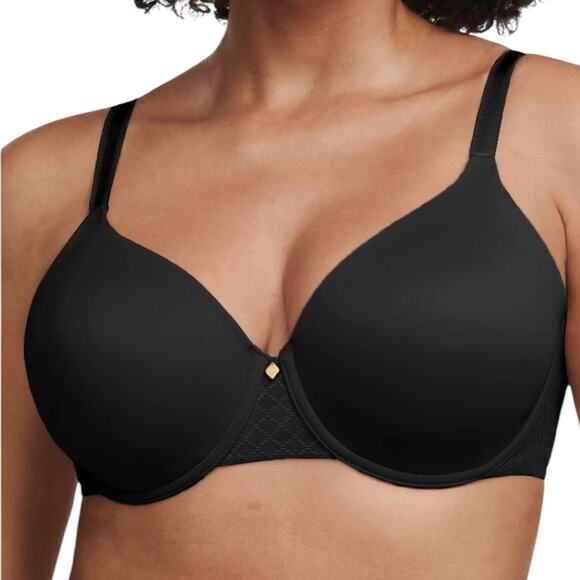 NWOT Chantelle Norah Chic T-Shirt Black Bra CA01474 – Sz 40H - Picture 1 of 10
